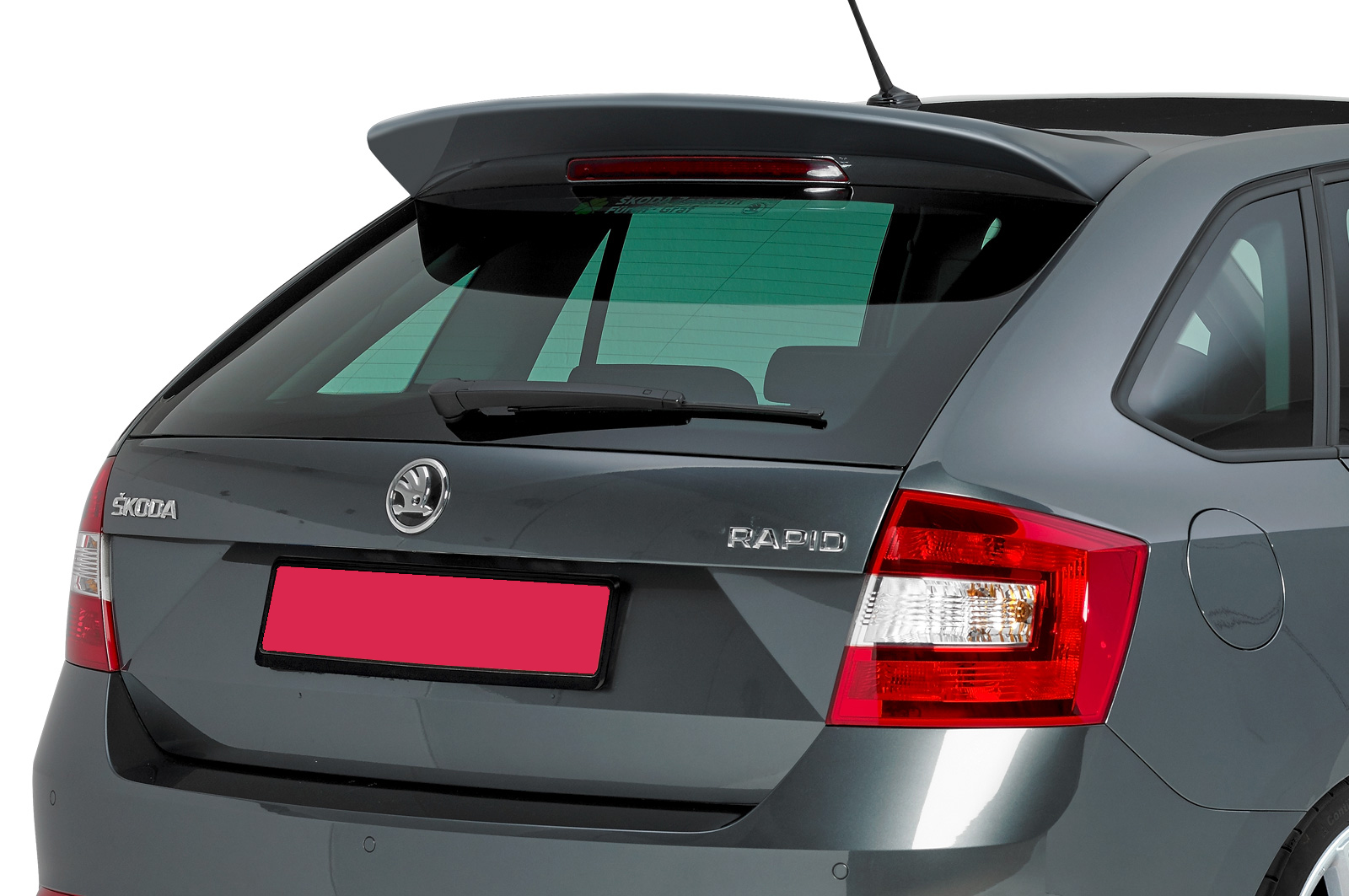 Skoda rapid rear spoiler discount